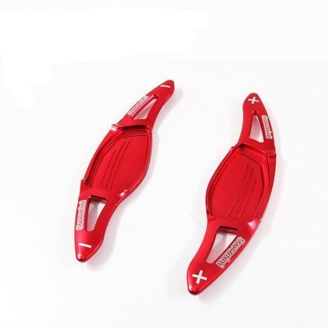 Paletas De Cambio Al Volante Audi En Aluminio Rojo