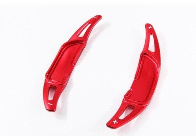 Paletas De Cambio Al Volante Mercedes En Aluminio Rojo