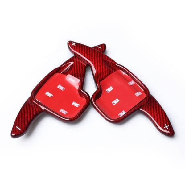 Paletas De Cambio Al Volante Bmw Series En Carbono Rojo
