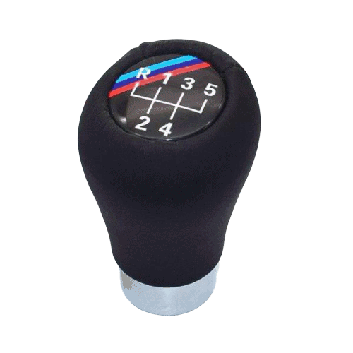 Pomo Palanca De Cambios Bmw Cuir M Color 5 Velocidades