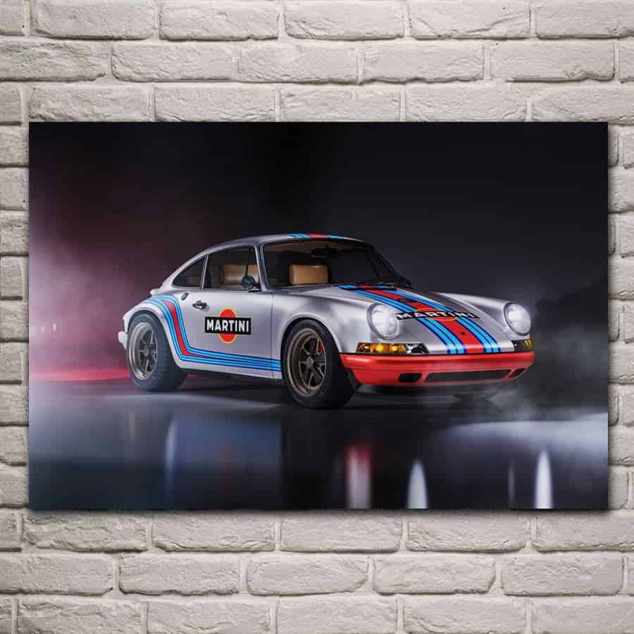 Cuadro Coche Porsche 911 Martini