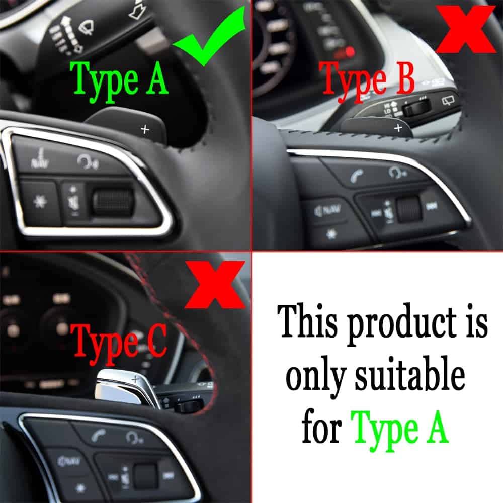 Paletas De Cambio Al Volante Audi A3 S3 A4 S4 B8 A5 S5 A6 S6 A8 R8 Q5 Q7 Tt Dsg