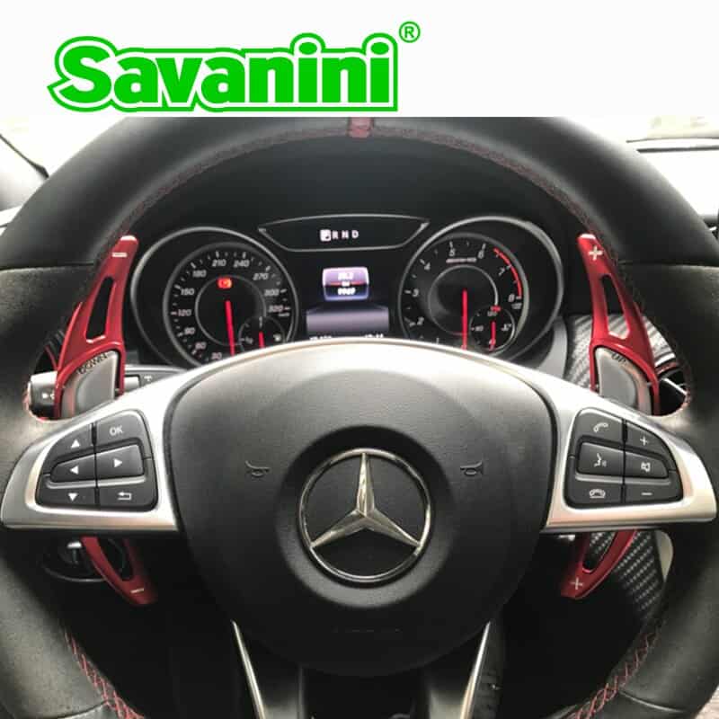Paletas De Cambio Al Volante Benz Nuevo Amg G63 C63 S63 Gla45 2015-2019 Estilo