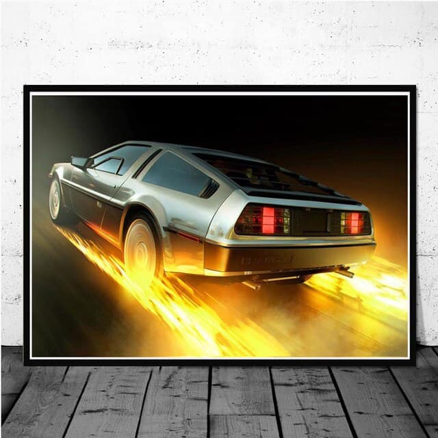 Cuadro Coche Dmc-12 Delorean