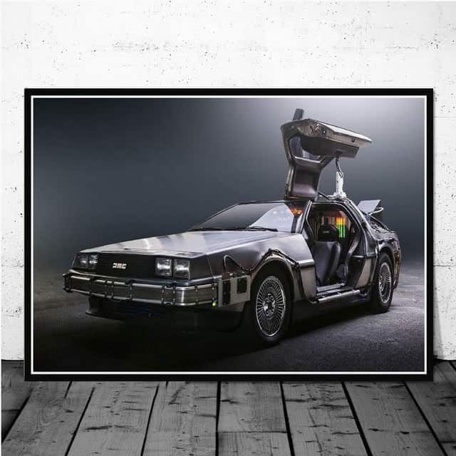 Cuadro Coche Delorean