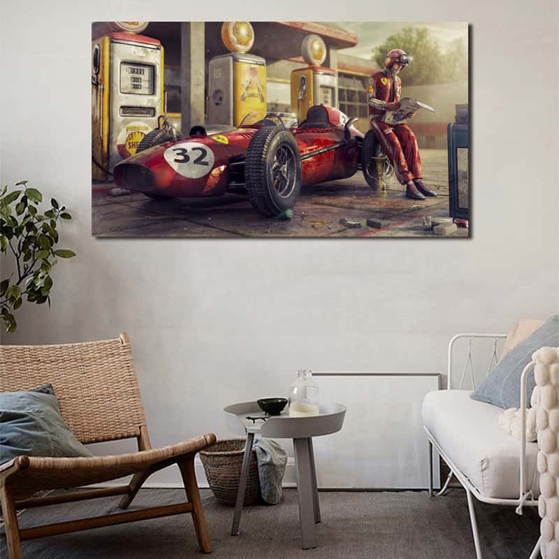 Cuadro Coche Ferrari