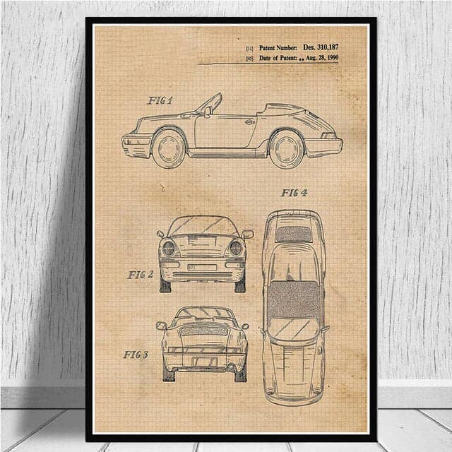Cuadro Coche Speedster