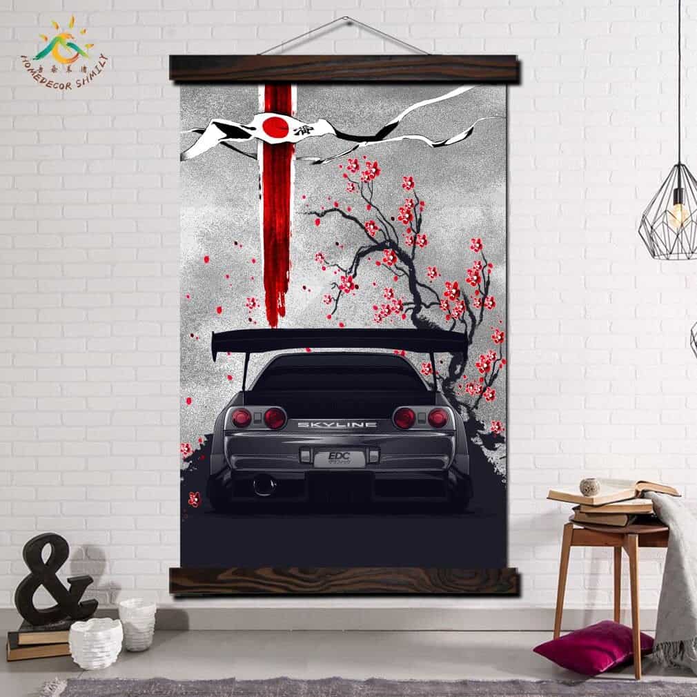 Cuadro Coche Nissan Skyline
