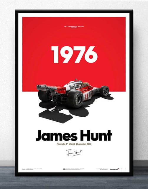 Cuadro Coche James Hunt