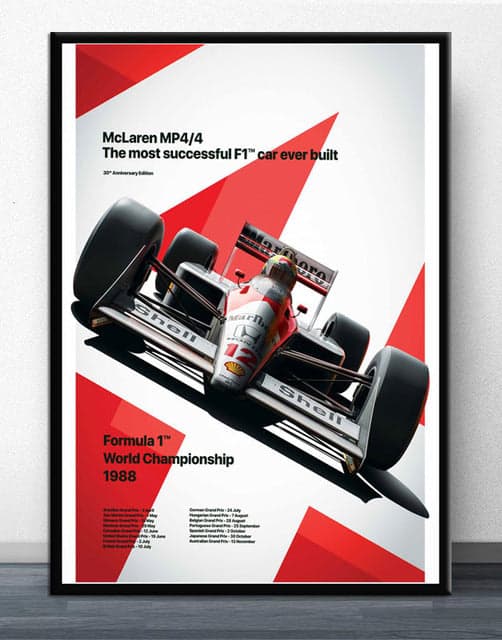 Cuadro Coche Mclaren Mp4/4