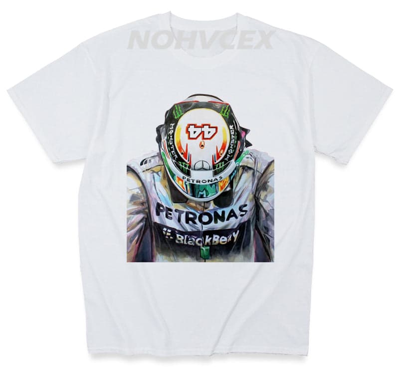 Camiseta Mercedes Casco Hamilton