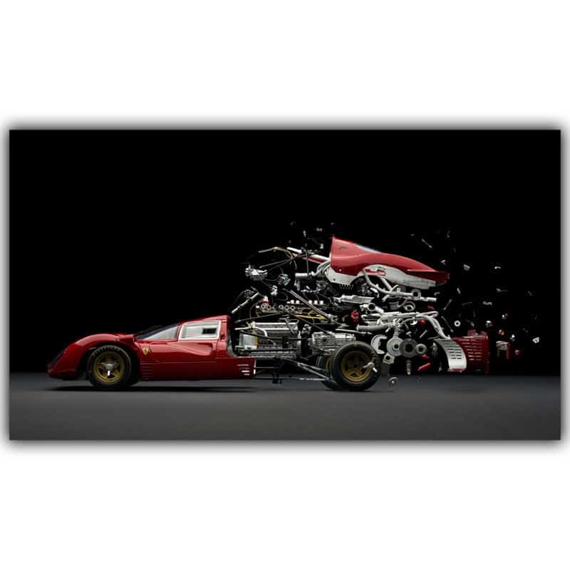 Cuadro Coche Ferrari P3/4