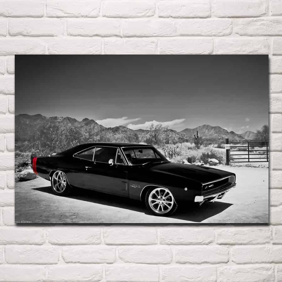 Cuadro Coche Dodoge Charger 1970