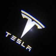 Luces De Bienvenida Para Autos Tesla Logo