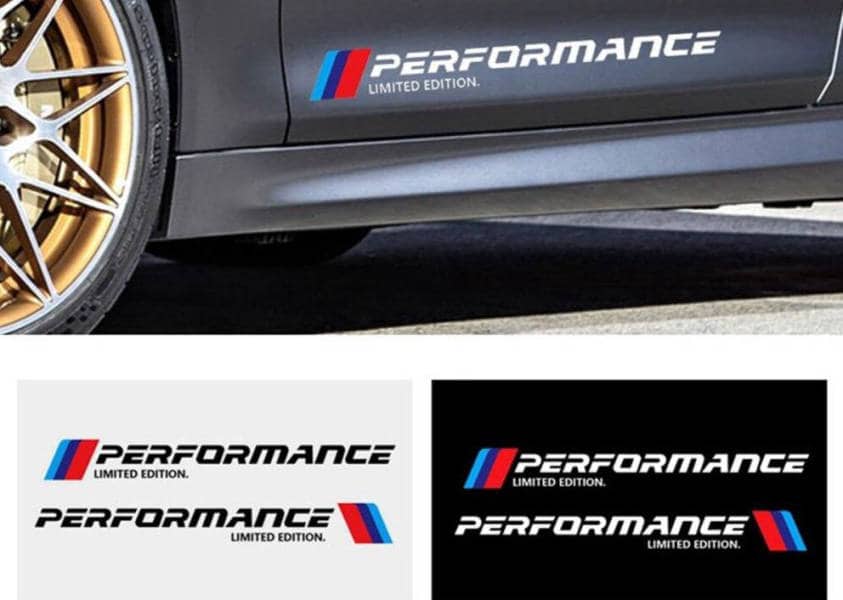 Pegatinas Bmw Performance Para Puerta