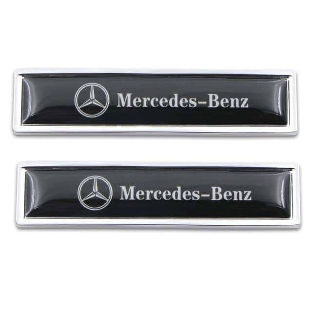 Pegatinas Mercedes Aluminio