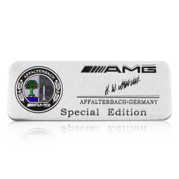 Pegatinas Mercedes Placa De Identificación Amg