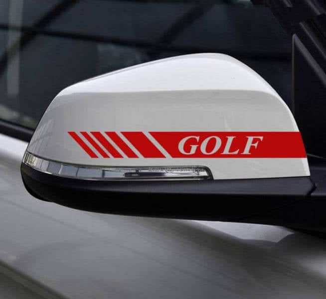 Pegatinas Vw Racing Mirror Band