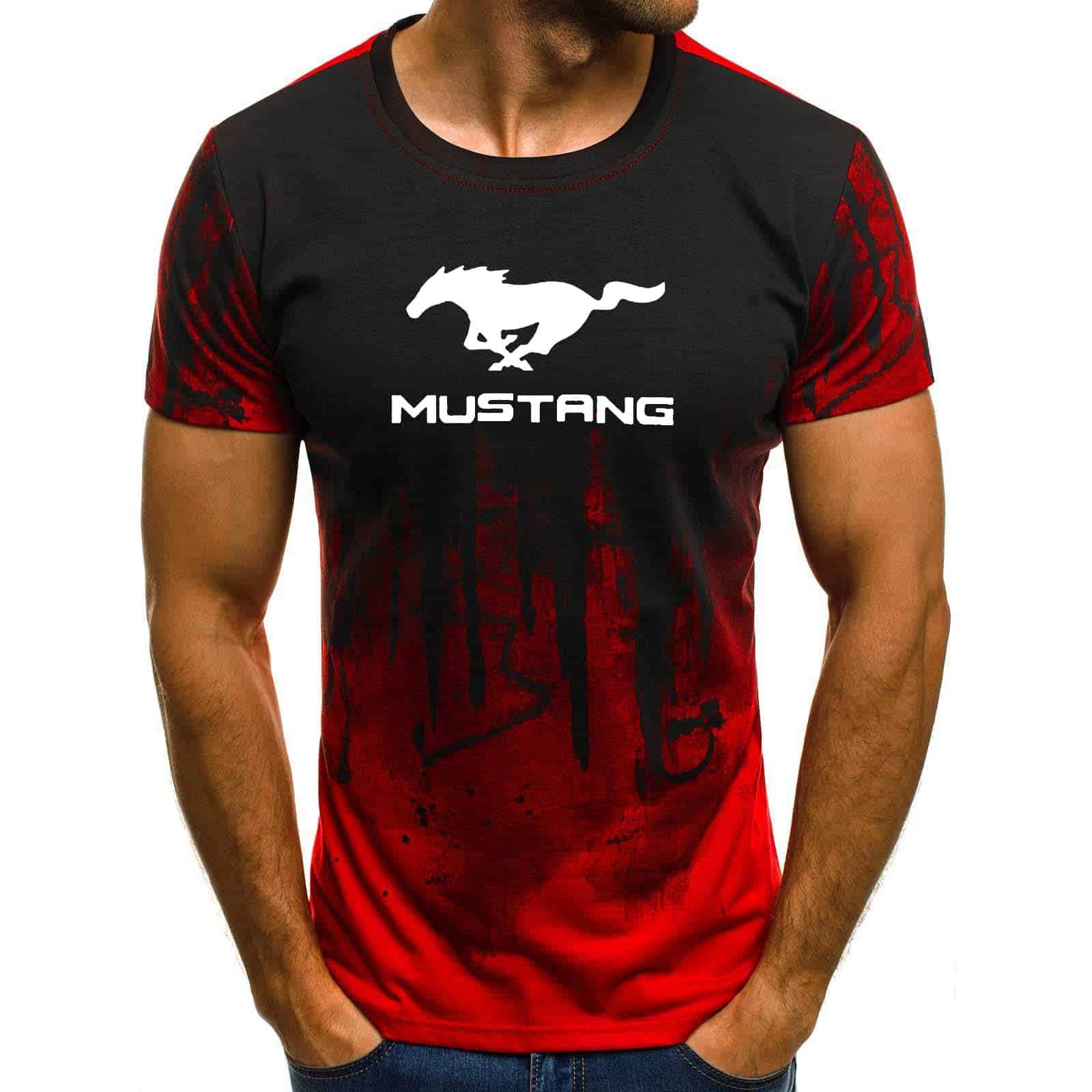 Camiseta Mustang Dos Tonos