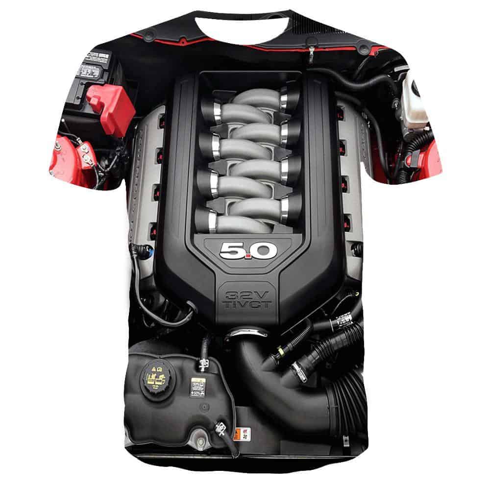 Camiseta Mustang 5.0 Litros V8