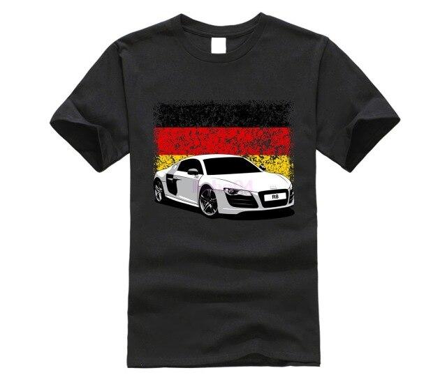 Camiseta Audi R8 Bandera Alemana