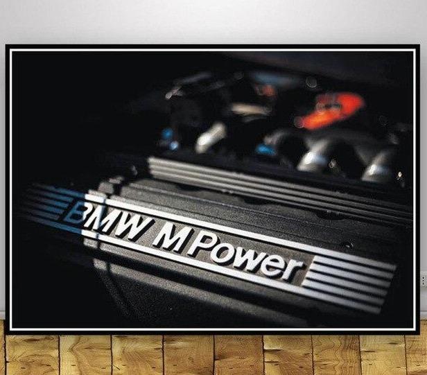 Cuadro Coche Bmw 6 Cilindros Mpower