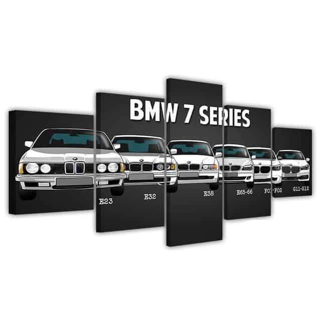 Cuadro Coche Bmw Serie 7