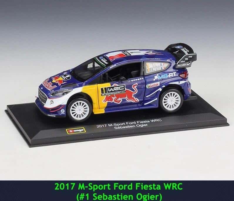 Coches Miniatura Ford Fiesta Wrc 2017 (1:32)